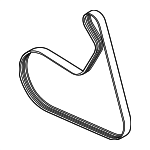 11285B32CE4 - Cooling System: Serpentine Belt for Mini Image image
