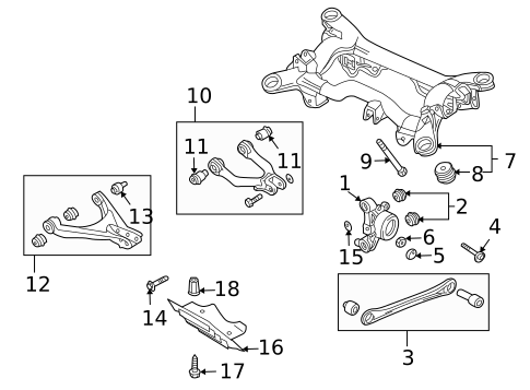 Rear Suspension for 2005 Audi Allroad Quattro #0