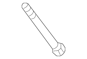N90907802 - Suspension: Suspension Crossmember Bolt for Audi Image