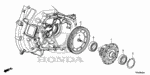 41100RAR000 - Transmission - Manual: DIFFERENTIAL for Honda Image