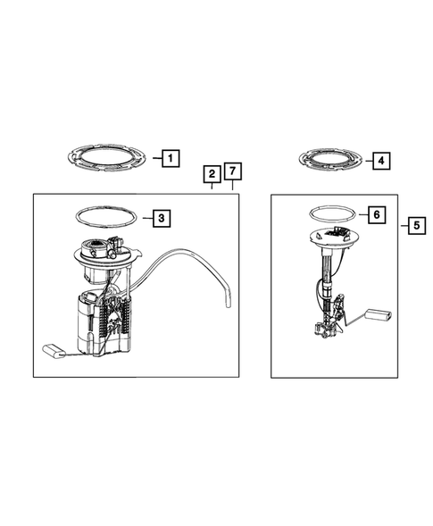 Fuel Pump and Sending Unit for 2016 Jeep Cherokee #0
