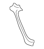 15942568 - Body: Windshield Pillar Reinforced for Chevrolet: Silverado 1500, Silverado 2500 HD, Silverado 3500 HD | GMC: Sierra 1500, Sierra 2500 HD, Sierra 3500 HD Image