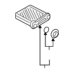 4H0898037B - HVAC: Heater Core for Audi: A8 Quattro, Q7, Q8, RS Q8, S8, SQ7, SQ8 Image