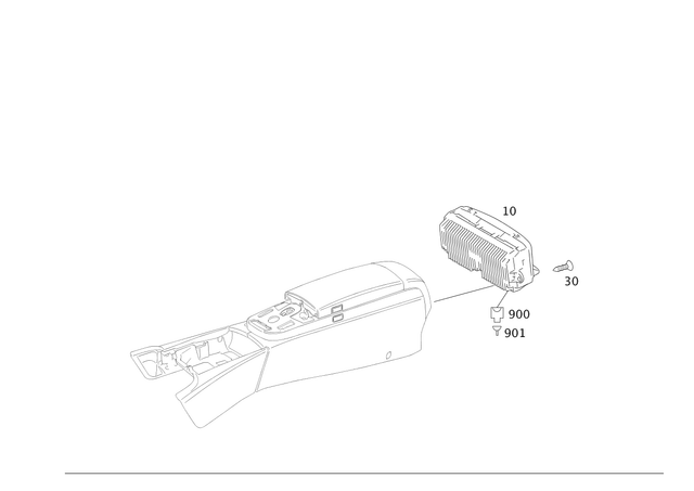 2219063700 - Heating and Ventilation: Operating Unit for Mercedes-Benz: S350, S400, S600, S63 AMG Image image