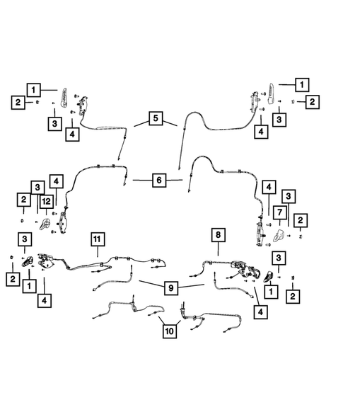 Rear Seats - Second Row - Adjusters, Recliners, Shields and Risers for 2012 Dodge Journey #3
