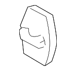 694150E010 - Body: Striker Cover for Lexus: CT200h, ES250, ES300, ES300h, ES330, ES350, GS300, GS350, GS430, GS450h, GS460, GX470, HS250h, IS F, IS250, IS350, LS430, LS460, LS600h, LX570, NX200t, NX250, NX300h, NX350, NX350h, NX450h+, RX350, RX450h, TX350, TX500h, TX550h+ Image