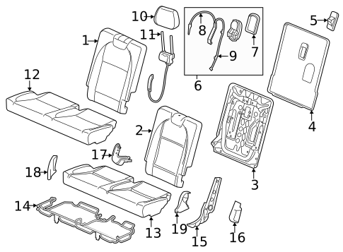 Third Row Seats for 2023 Acura MDX #0