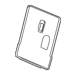 82129TZ5A01ZF - Body: Seat Back Panel for Acura Image