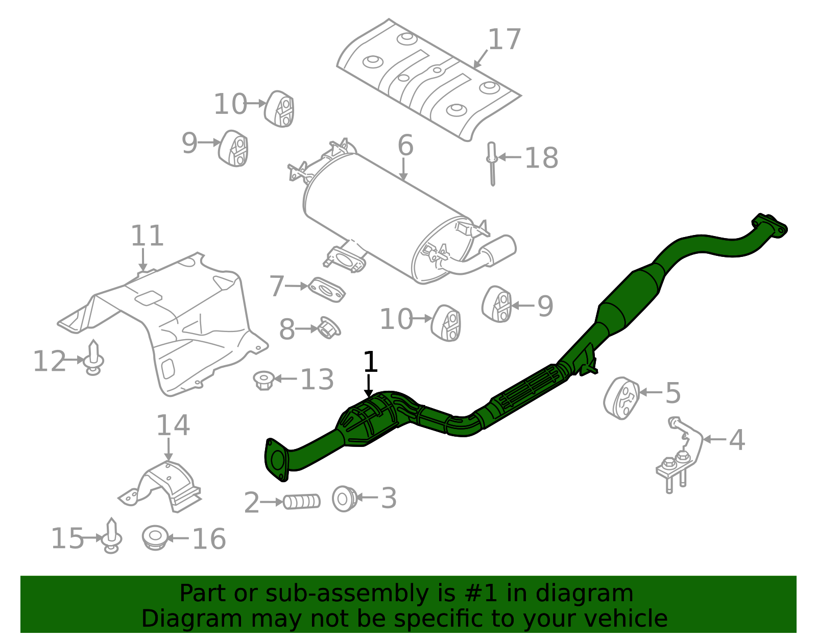 LFYH-20-55XC - Catalytic Converter 2006-2012 Mazda MX-5 Miata