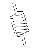 9050612063 - Body: Lock Assembly Spring for Lexus Image