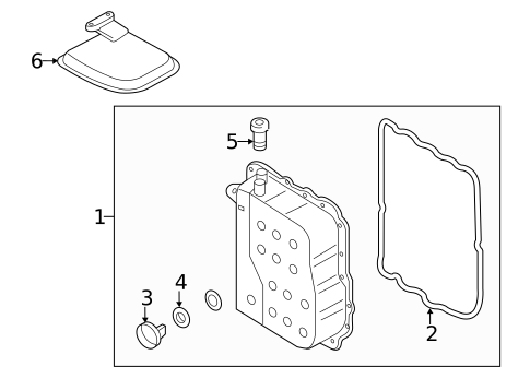 Transaxle Parts for 2019 Hyundai Santa Fe #0