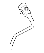 16117175057 - Fuel System: Filler Pipe for BMW: X5 Image