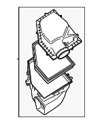 13715A1F9B8 - : Air Cleaner Assembly for BMW: X5, X6, X7 Image