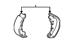 91175617 - : Brake Shoes for Chevrolet: Tracker Image
