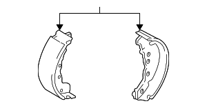 91175617 - : Brake Shoes for Chevrolet: Tracker Image