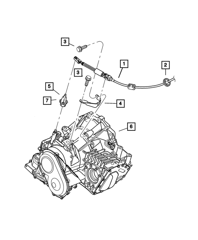6502832 - Automatic Transaxle 4 Speed: Hex Flange Head Screw for Mopar Image