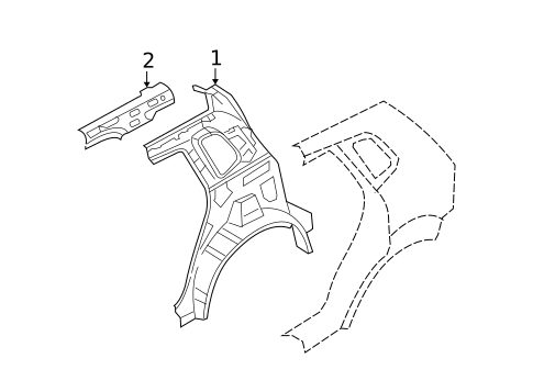 Inner Structure for 2007 Kia Sportage #0