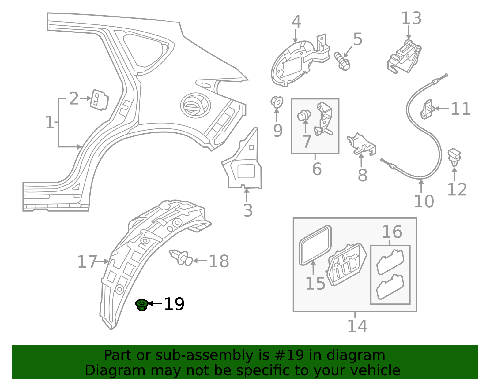 GRT6-56-375 - Splash Shield Nut 2016-2025 Mazda | Mazda Parts Connect