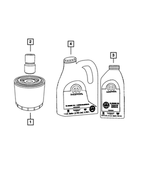 68518203AA - 5.7L Gas; Engine: 5w20 Engine Oil for Mopar Image