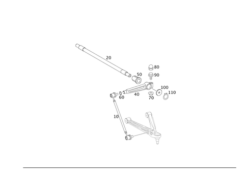 Torsion Bar, Front for 2006 Mercedes-Benz SLR McLaren #0