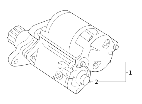 Starter & Related Components for 2013 Toyota Venza #0