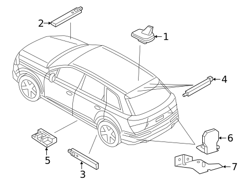 Navigation System for 2022 Audi SQ7 #0