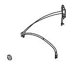 31320492 - Electrical: Belt &amp; Retractor for Volvo: S40, V50 Image