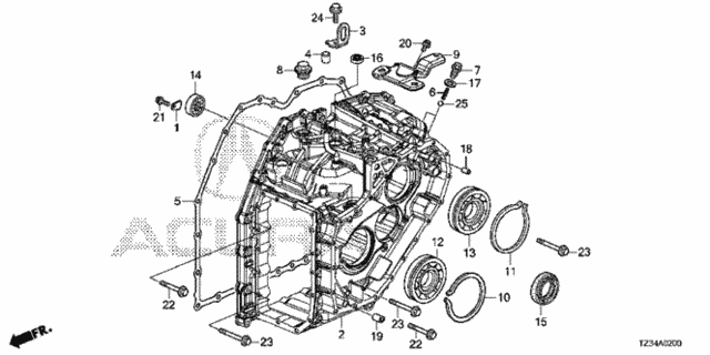 AT Transmission Case for 2019 Acura TLX #0
