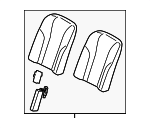 89350J6100 - Body: Seat Back Pad for Kia: K900 Image