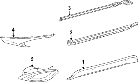 Bumper & Components - Rear for 2020 Lexus RX350 #2