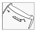 87210S9000 - : Spoiler for Kia: Telluride Image