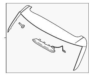87210S9000 - Unclassified: Spoiler for Kia: Telluride Image
