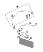 6106271AA - Air Conditioners and Heaters: A/c Line Seal for Mopar Image