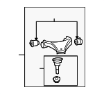 LR074838 - : Upper Control Arm for Land Rover: Range Rover Sport Image