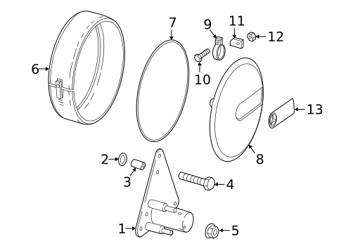 Carrier & Components for 2009 Mercedes-Benz G550 #0