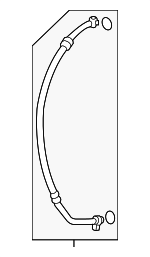 80311T7WA21 - HVAC: Suction Hose for Honda: HR-V Image