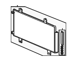 80110T7WA01 - HVAC: Condenser for Honda: HR-V Image