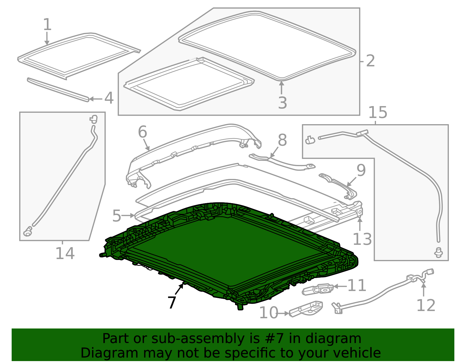 2024-2026 Chevrolet Equinox EV Sunroof Frame 85707522 | OEM Parts Online