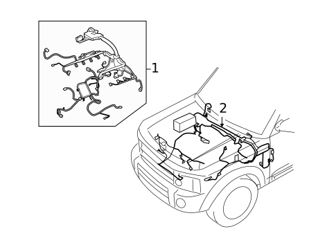 Wiring Harness for 2006 Land Rover LR3 #0