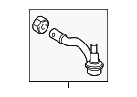 906460034864 - Steering: Outer Tie Rod for MB Vans Image