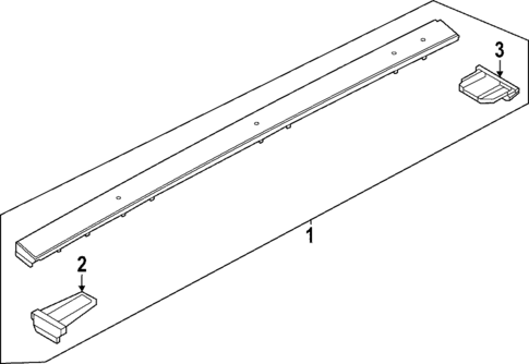 Exterior Trim - Roof for 2022 Kia EV6 #0