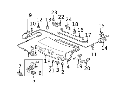 Lid & Components for 2008 Acura TSX #0