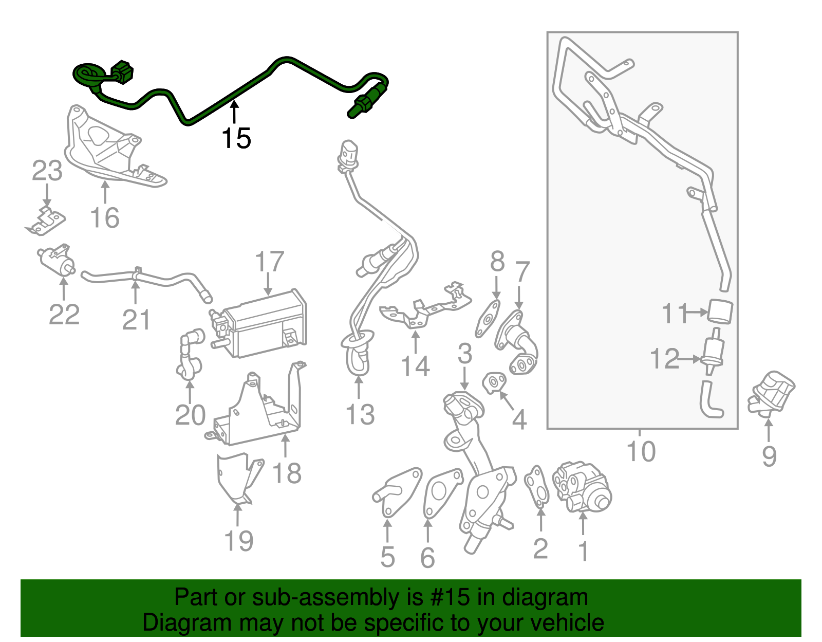 2008-2021 Mitsubishi Oxygen Sensor 1588A144 | OEM Parts Online