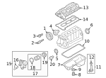 7119963151 - Engine: Oil Pan O-Ring for BMW Image