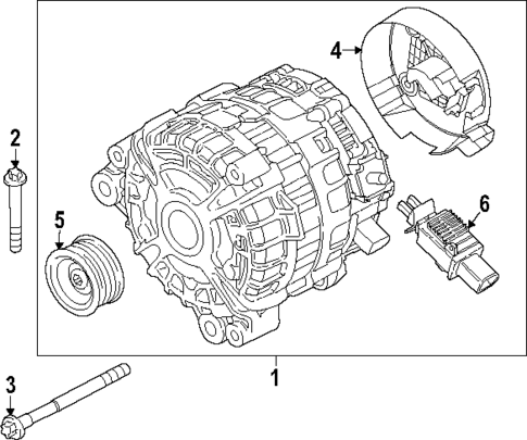 Alternator for 2018 BMW 540d xDrive #1