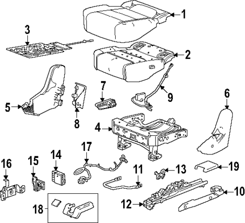 Second Row Seats for 2025 GMC Acadia #1