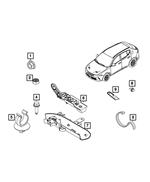 6106190AA - Electrical: Tie Strap for Mopar Image