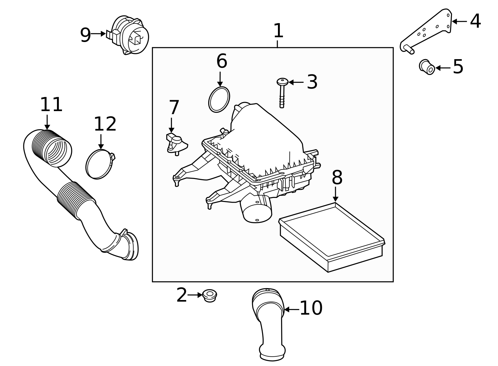 マスオページ 000-094-34-48 - Mass Air Flow Sensor 2010-2022 Mercedes-Benz