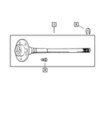 4762841 - Rear Axle: Hub Stud, Right Or Left for Jeep: Wrangler Image