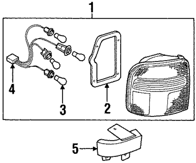 K08A51160A - : Tail Lamp Assembly for Kia Image
